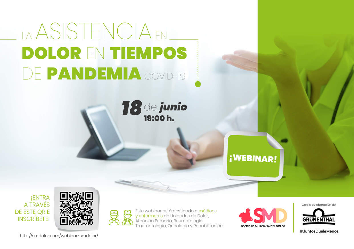 Webinar de Asistencia al Dolor en tiempos de Pandemia COVID-19
